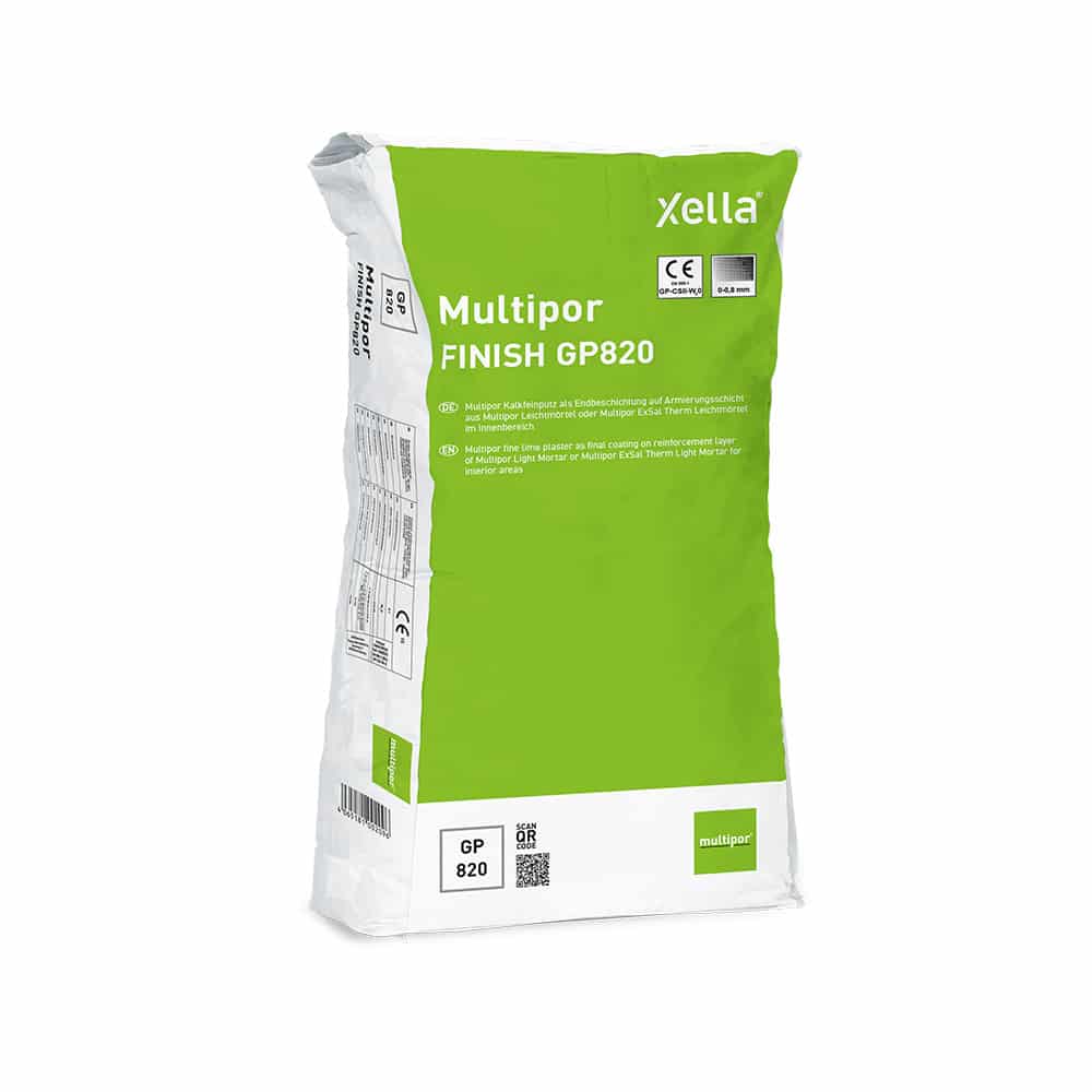 Ytong/Multipor Finpuds - 20 kg - Indvendig slutpuds